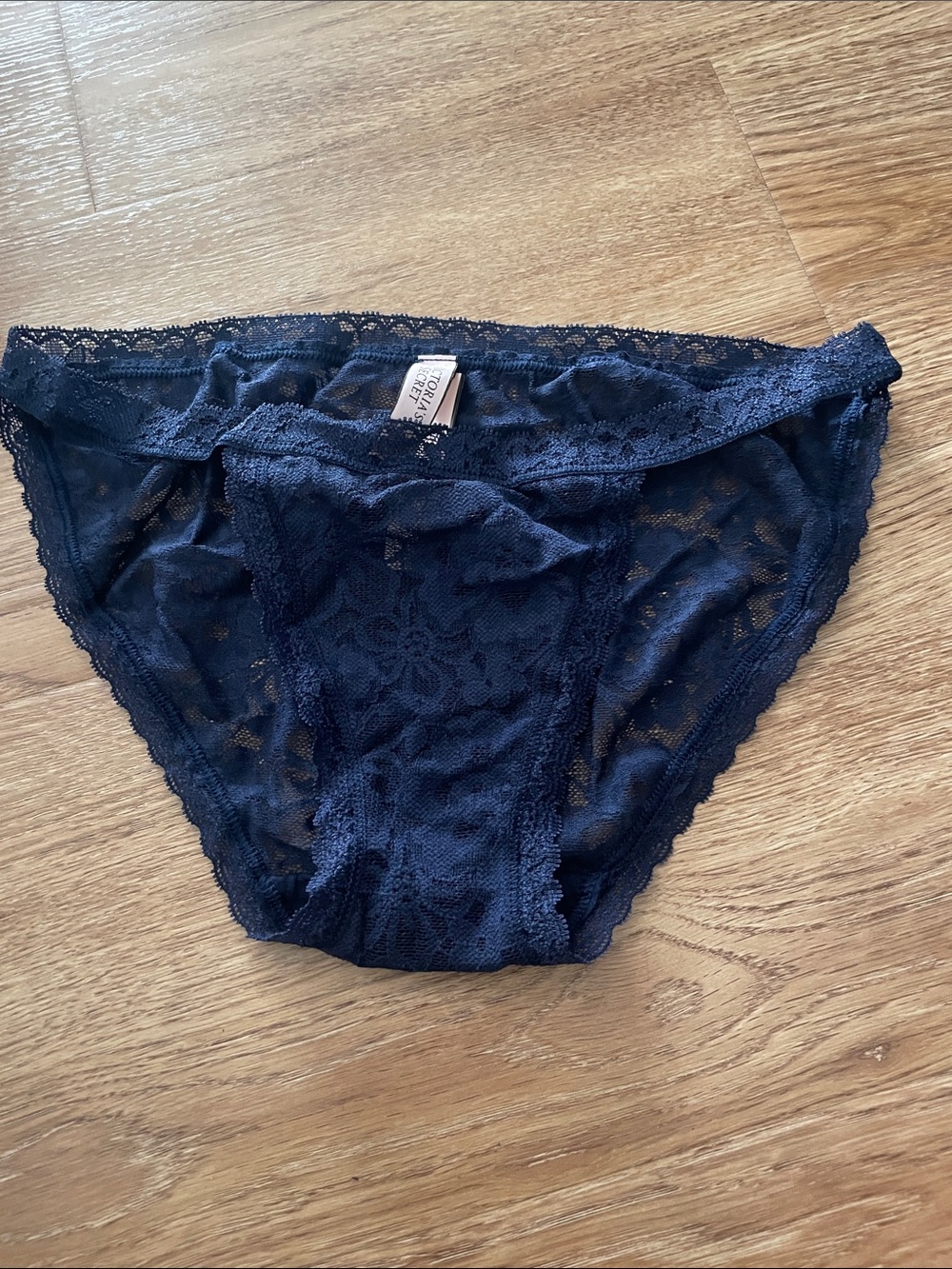Victoria's Secret Navy Lace Bikini Panty